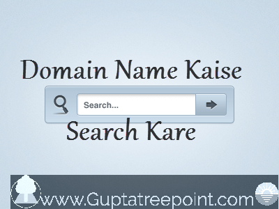 Domain name kaise search kare