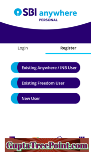 Register username and password